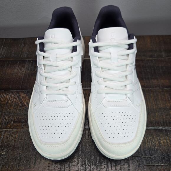 NEW On Cloud The Roger Clubhouse Mens Size 7.5 Court Tennis Shoes White Blue - Picture 2 of 11